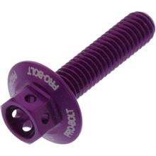 Schraube JMP 6 Kant  Bolt M6x1,00mm 25mm Aluminium Racing violett