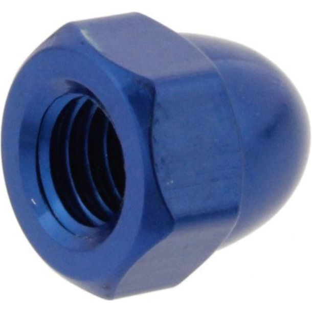 JMP Bolt cap nut M6x1.00mm aluminum blue