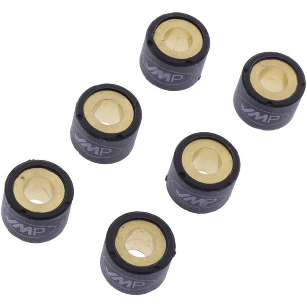 Variateur - galets JMP Set galets variateur 18x14mm, 12,7g, 6 pièces pour SYM VS, Honda Lead REX RS Vision Fiddle 2 1000 Super Duke 0 Imola Jet 4 Orbit Symphony Sachs Bee Peugeot