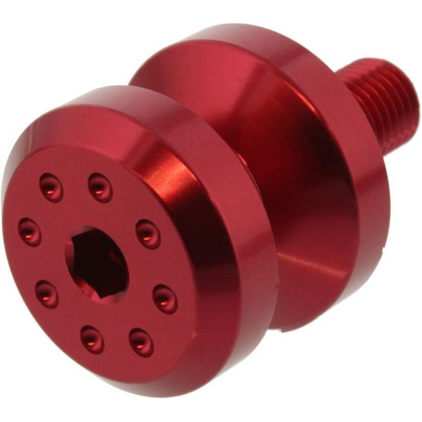 Aufnahmehülse JMP Bolt M10 Aluminium rot für Kawasaki ZX-6R , KTM Duke Z ER-6 N / F 125 / 250 / 300 / 600 / 636 / 650 / 690 / 750 / 850 / 900 / 1000