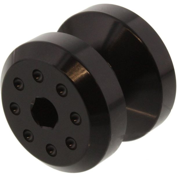 Aufnahmehülse JMP Bolt M6 Aluminium schwarz für Yamaha YZF-R6 MT-09 FZ1 Fazer N / NA S SA 50 / 125 / 250 / 320 / 321 / 600 / 650 / 675 / 750 / 779 /