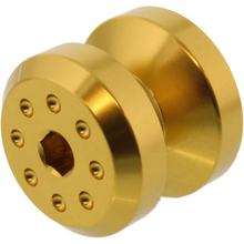 Aufnahmehülse JMP Bolt M6 Aluminium gold für Yamaha YZF-R6 MT-09 FZ1 Fazer N / NA S SA 50 / 125 / 250 / 320 / 321 / 600 / 650 / 675 / 750 / 779 / 800