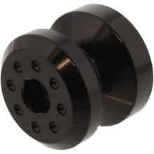Aufnahmehülse JMP Bolt M8 Aluminium schwarz für Suzuki GSF Bandit SA , Kawasaki ZX-6R GSX R 600 / 636 / 650 / 675 / 749 / 750 / 765 / 800 / 954 / 999