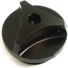 Šroub pro plnění oleje JMP Bolt M27x3,00mm hliník černý pro Yamaha XV Virago FZS Fazer / S 125 / 400 / 500 / 535 / 550 / 600 / 650 / 660 / 689 / 700