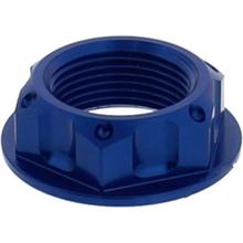 Écrou de direction bleu en aluminium JMP Bolt M24x1,50 mm pour Suzuki GSX R GSR SV/S SF 80/85/125/150/200/250/350/400/450/480/500/600