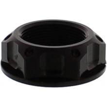 JMP Śruba M22x1.00mm aluminium czarny nakrętka kierownicy dla Suzuki GSX 0 FA F/GSF Bandit SA, Yamaha FZS 0 Fazer S N 60/65/80/85/110/125/200