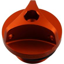 Šroub pro plnění oleje JMP Bolt M20x2,5mm hliník oranžový pro Honda CBF F / FA A N S ABS CBR RR Fireblade SP 125 / 150 / 250 / 350 / 400 / 425 / 450 / 500