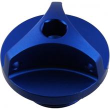 Šroub pro plnění oleje JMP Bolt M20x1,50mm hliník modrý pro Suzuki GSX 12 FA F / GSF N S Bandit R 50 / 85 / 125 / 250 / 400 / 450 / 500 / 550 / 600 / 650