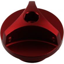 Šroub pro nalévání oleje JMP Bolt M20x1,50mm hliník červený pro Suzuki GSX 12 FA F / GSF N S Bandit R 50 / 85 / 125 / 250 / 400 / 450 / 500 / 550 / 600 / 650