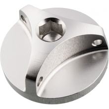 Šroub pro nalévání oleje JMP Šroub M20x1,50mm Hliník stříbrný pro Suzuki GSX 12 FA F / GSF N S Bandit R 50 / 85 / 125 / 250 / 400 / 450 / 500 / 550 / 600 /