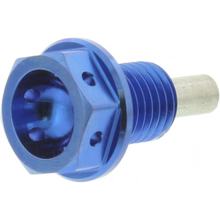 Ölablassschraube magnetisch JMP Bolt M12x1,50mm 15mm Titan blau für Honda CBR R CBF 0 FA F / 50 / 65 / 70 / 80 / 85 / 90 / 100 / 110 / 125 / 150 / 185
