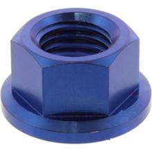 JMP Bolt M10x1.25mm titanium blue collar nut