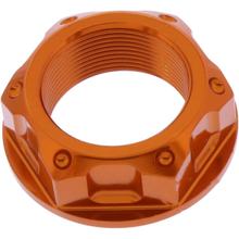 Dado Sterzo JMP Bullone M22x1,00mm Alluminio arancione per Suzuki GSX 0 FA F / GSF Bandit SA , Yamaha FZS 0 Fazer S N 60 / 65 / 80 / 85 / 110 / 125 / 200