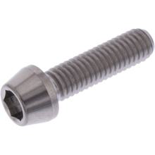 Schraube JMP konisch  Bolt M6x1,00mm 22mm Titan
