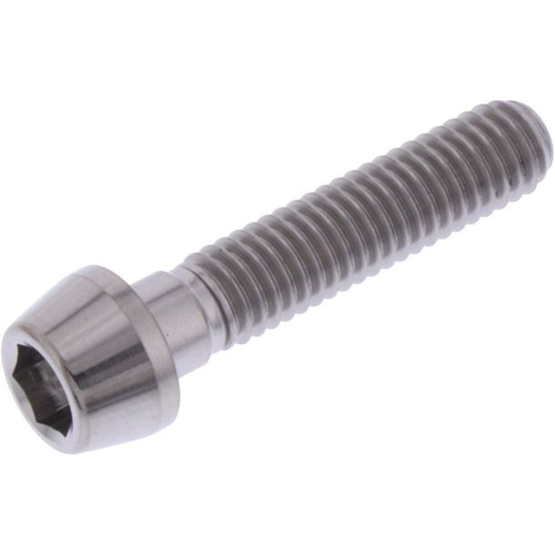 JMP Conical Bolt M6x1.00mm 28mm Titanium Screw
