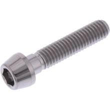 Schraube JMP konisch  Bolt M6x1,00mm 28mm Titan