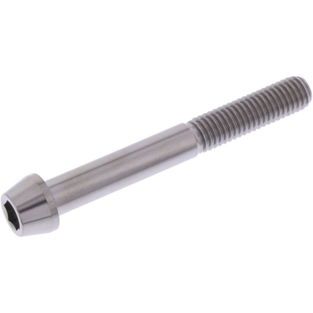 Perno cónico JMP M8x1.25 mm, tornillo de titanio de 65 mm