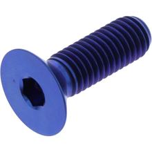 Countersunk screw JMP Bolt M8x1.25mm 25mm titanium blue for BMW G X, Yamaha WR F KTM SX Aprilia SXV YZ RXV/60/65/125/250/400/425/450/550 ccm