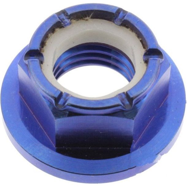 Bullone autobloccante JMP M10x1,25 mm blu titanio per Suzuki GSX 12 FA F/GSF Bandit SA N S 50/80/90/110/125/150/160/185/200