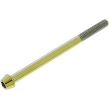 Schraube JMP konisch  Bolt M5x0,8mm 70mm Titan gold