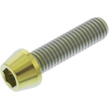 Schraube JMP konisch  Bolt M8x1,25mm 30mm Titan gold