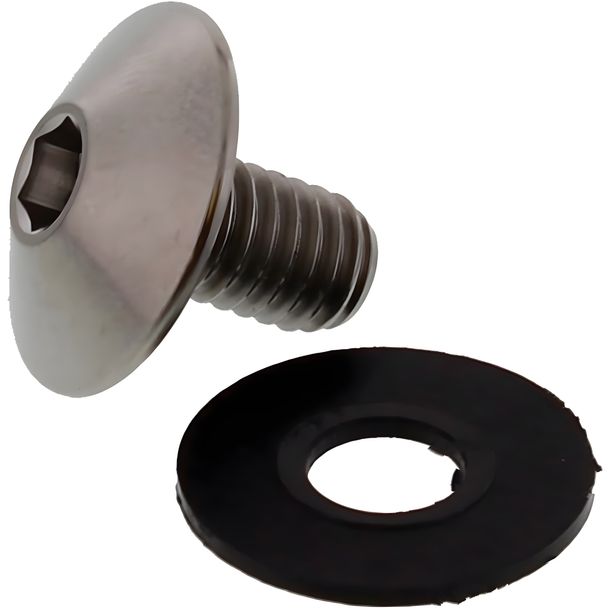 Vis d'objectif en titane JMP Bolt M6x1,00 mm 10 mm