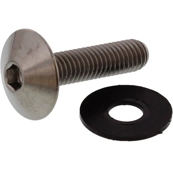 Vis d'objectif en titane JMP Bolt M6x1,00 mm 25 mm