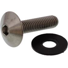 Linsenschraube JMP Bolt M6x1,00mm 25mm Titan