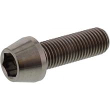Bullone conico JMP M10x1,25 mm, vite in titanio da 30 mm