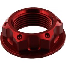 Tuerca de dirección de aluminio roja JMP Bolt M24x1.50 mm para Suzuki GSX R GSR SV/S SF 80/85/125/150/200/250/350/400/450/480/500/600/