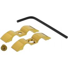 Halter JMP Bremsschlauch 9mm 2-fach Aluminium gold