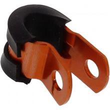 Halter JMP Bremsschlauch 5mm Aluminium orange für BMW R GS Adventure F GT , Honda CBR 50 / 125 / 250 / 400 / 500 / 550 / 600 / 620 / 636 / 650 / 700 /