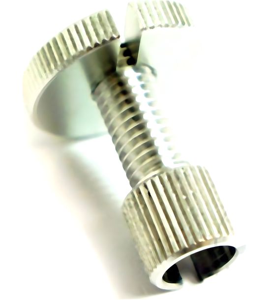 Stellschraube JMP M8 Aluminium silber