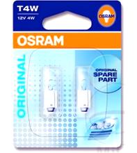 Lamp JMP 12V4W BA9S 2-delige blisterverpakking vervangt Osram 1590133 voor Yamaha XV Virago, Suzuki GSF N / S Bandit 50 / 80 / 90 / 100 / 125 / 200 / 250 / 252 / 305 / 350 / 400 / 450 / 500 / 535 / 550 / 600 / 650 / 660 / 750 / 800 / 850 / 