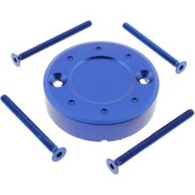 Couvercle de réservoir de liquide de frein JMP set 53 mm bleu aluminium, KTM Super Duke/R RC8 Superbike 990/1190 ccm année 2005 - 2015
