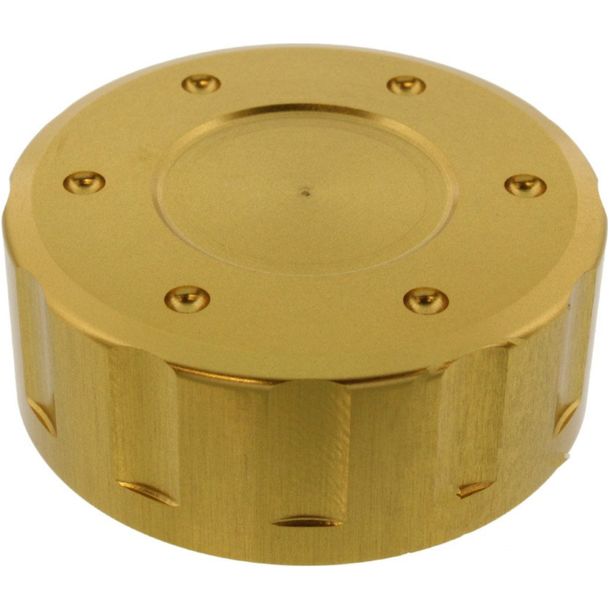 Deksel voor remvloeistofreservoir JMP 42mm Aluminium goud, Yamaha YZF-R6 , Kawasaki ZX-6R WR R / X 125 / 250 / 300 / 320 / 321 / 600 / 650 / 660