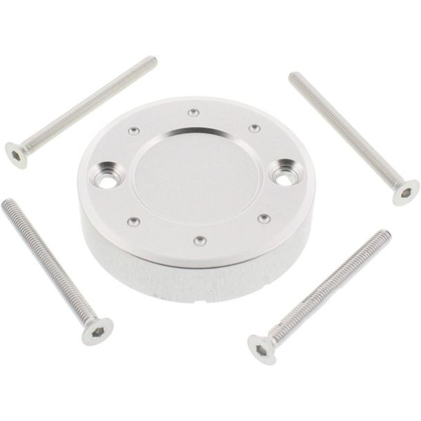 Couvercle de réservoir de liquide de frein JMP set 53 mm aluminium argenté, KTM Super Duke/R RC8 Superbike 990/1190 ccm année 2005 - 2015