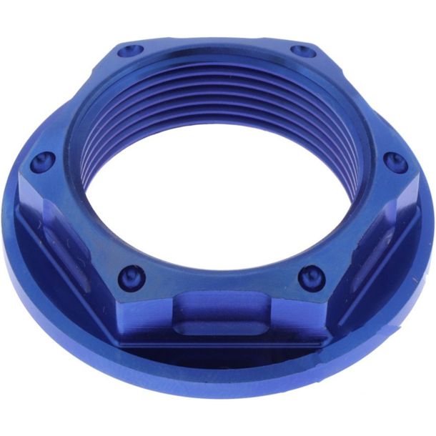 Dado assiale blu in titanio JMP M30x1,50 mm