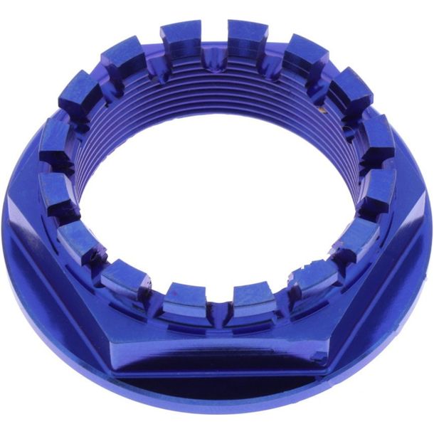 Achsmutter JMP M33x1,25mm Titan blau