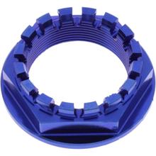 JMP M33x1.25mm tytanowa niebieska nakrętka osi