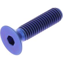 Senkschraube JMP M5x0,8mm 20mm Titan blau
