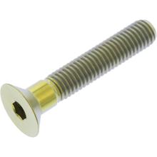 Vis à tête fraisée JMP M8 x 1,25 mm 45 mm titane doré