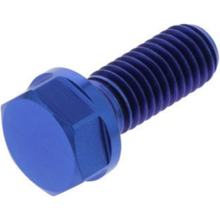 Schraube JMP für Bremsscheibe M8x1,25mm 20mm Titan blau, Aprilia RS Extrema / Replica Tuono V4 RR RSV R APRC Mille MX 50 / 125 / 620 / 650 / 696 / 749