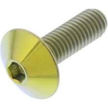 Linsenschraube JMP M5x0,8mm 16mm Titan gold