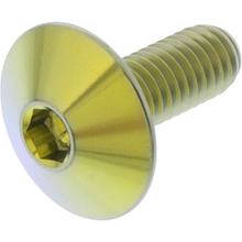 Linsenschraube JMP M6x1,00mm 16mm Titan gold