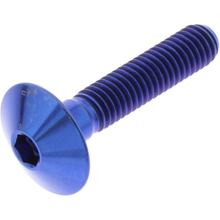 Vis d'objectif JMP M6x1,00mm 30mm bleu titane