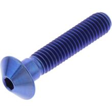 Vis d'objectif JMP M6x1,00mm 30mm bleu titane