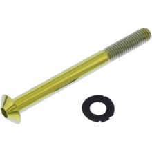 Vis ovale JMP M8x1,25mm 85mm en titane doré