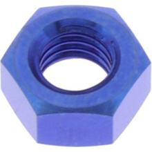 Mutter M5x0,8mm Titan blau