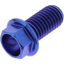 Boulon hexagonal JMP M10x1,50 mm 20 mm bleu titane